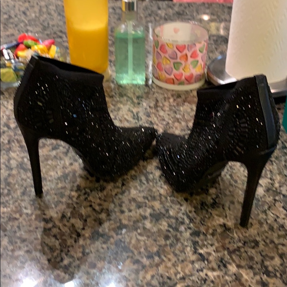 High heel boots, like new wore only a few times